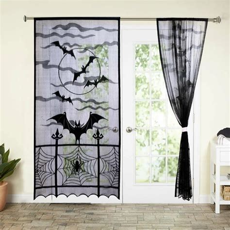 Halloween door drape with a witch motif